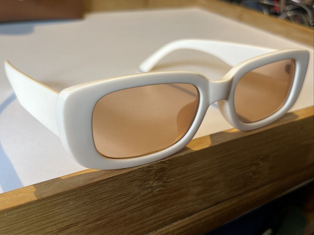 Arvo Sunglasses White Frames Unisex Shades Deadstock Mens Womens Made In USA